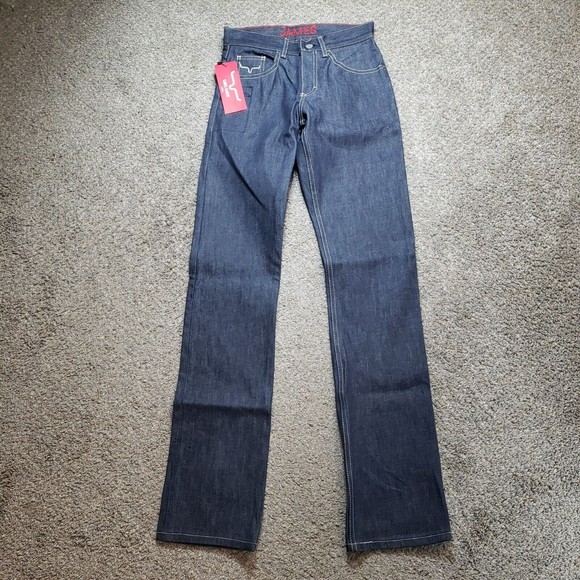 Kimes Ranch Jeans Kimes Ranch Jeans Mens 26x34 Blue Raw Denim